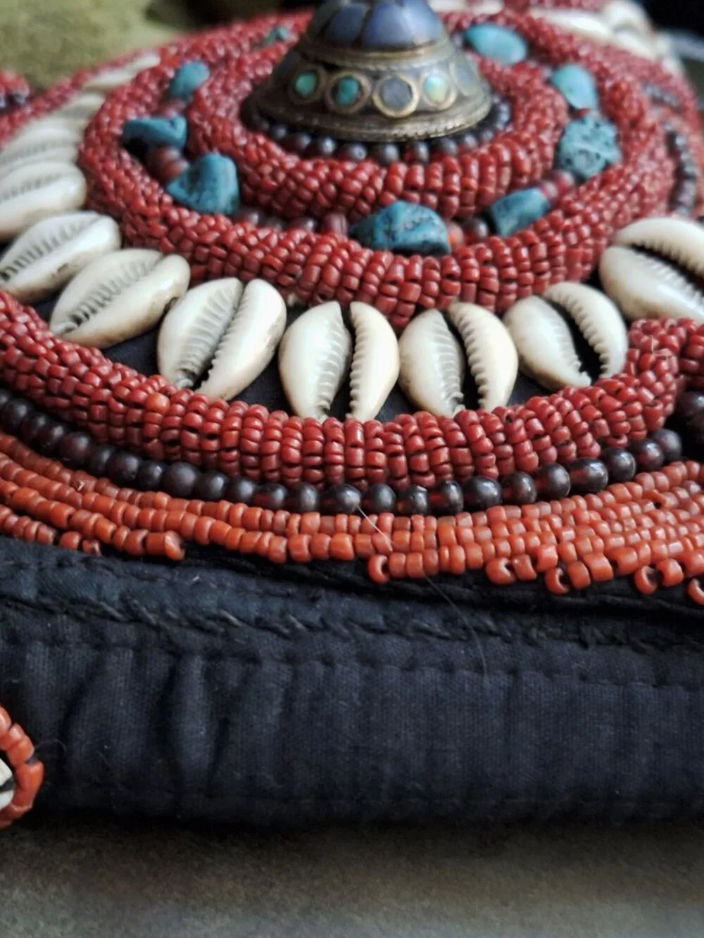 Vintage Ethnic Beautiful Traditional Handmade Tibetan 'Ladakh' Beaded Purse
